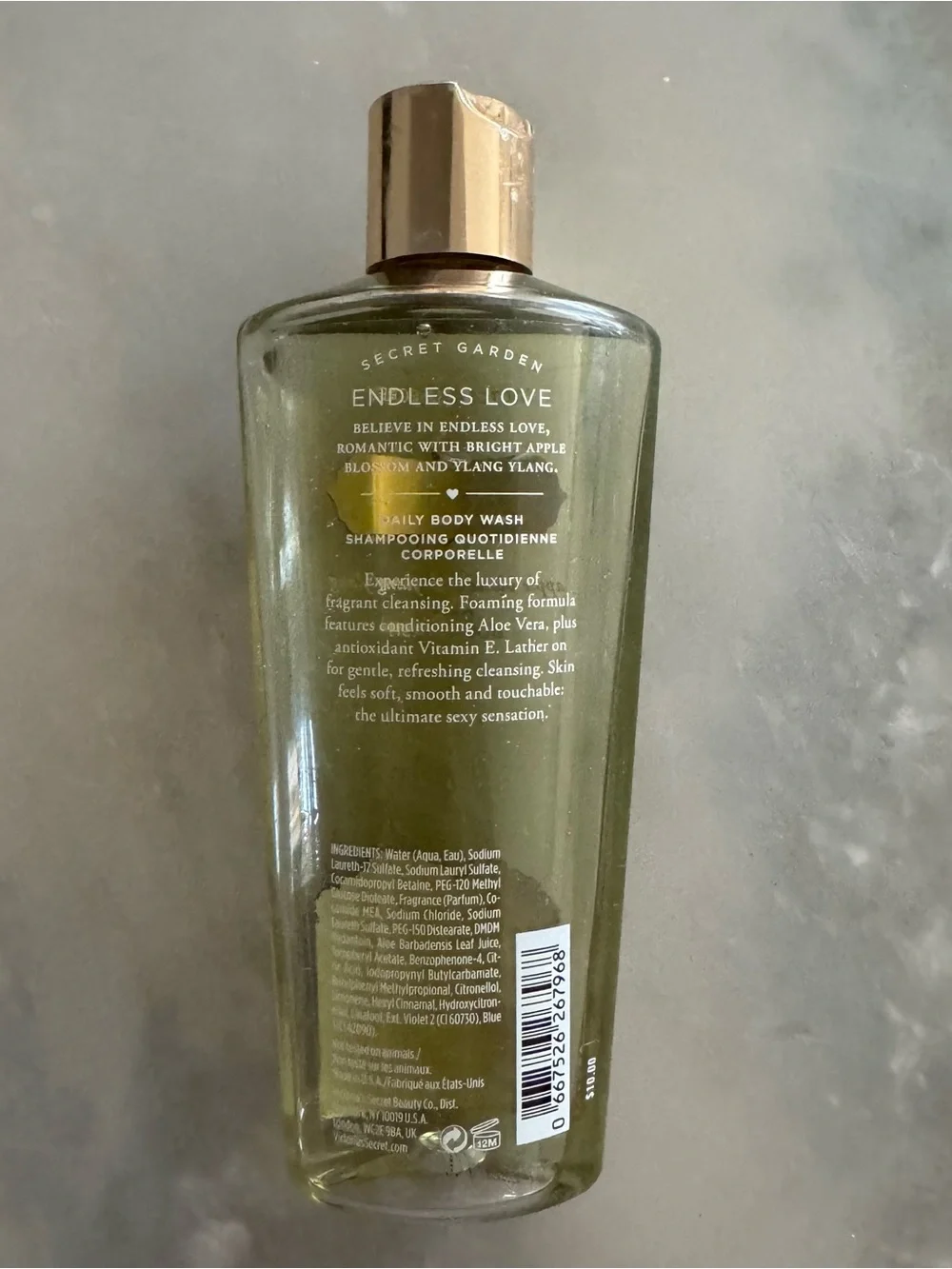 Victoria's Secret Endless Love Body Wash Vintage